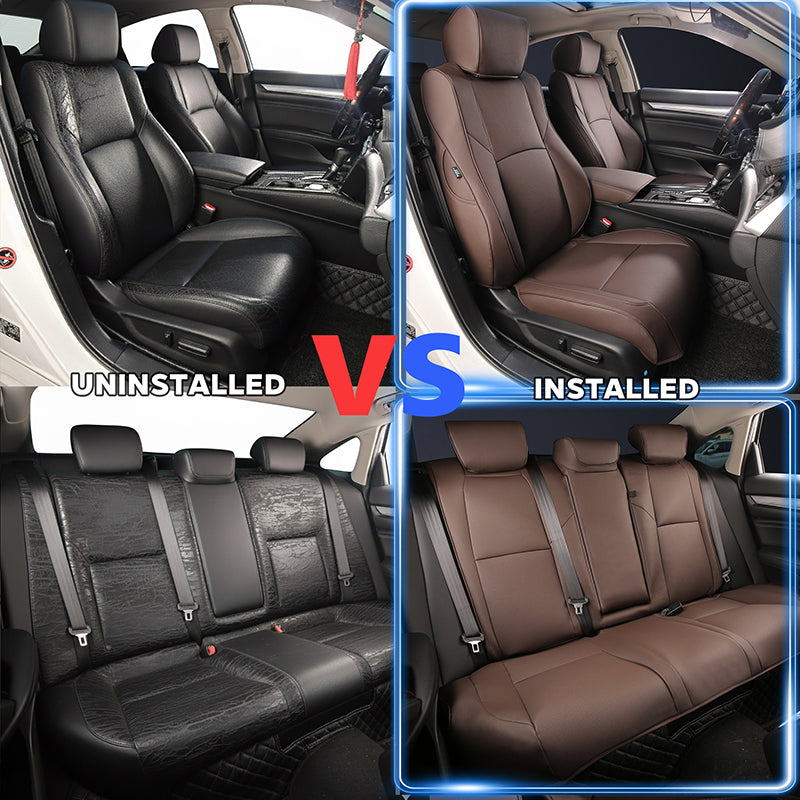 Custom Leather Car Seat Cover Full Set For Honda Accord(2013-2025)