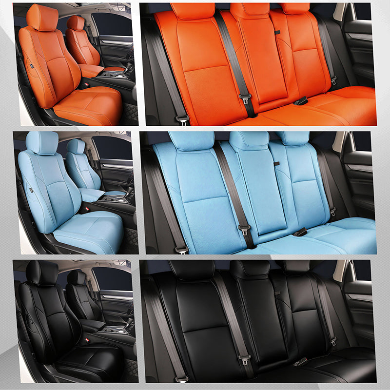 Custom Leather Car Seat Cover Full Set For Honda Accord(2013-2025)