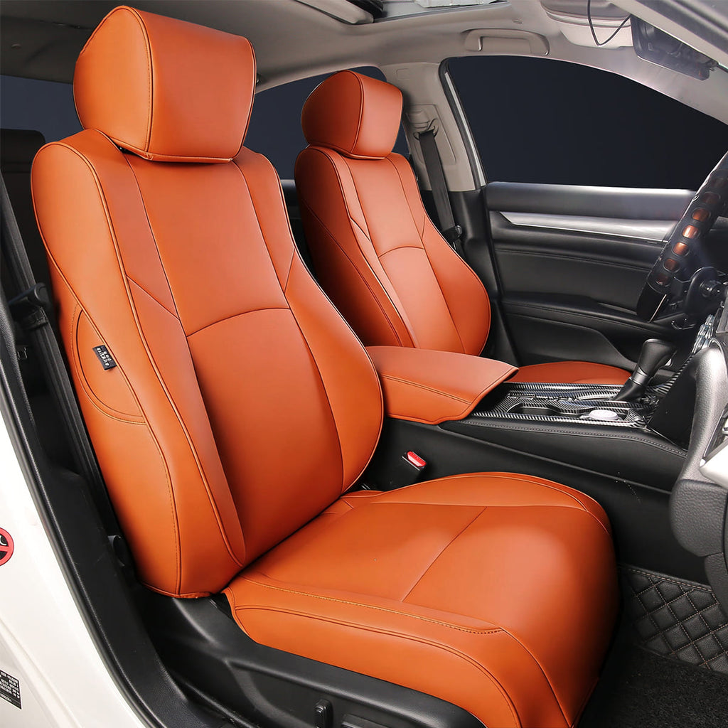 Custom Leather Car Seat Cover Full Set For Honda Accord(2013-2025)