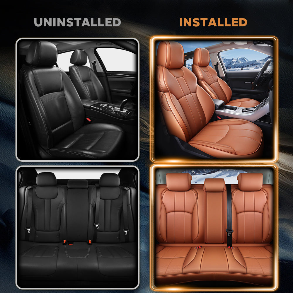 Custom For Subaru Forester, Crosstrek, Outback And Impreza (2009-2026) Leather Car Seat Covers Full Set