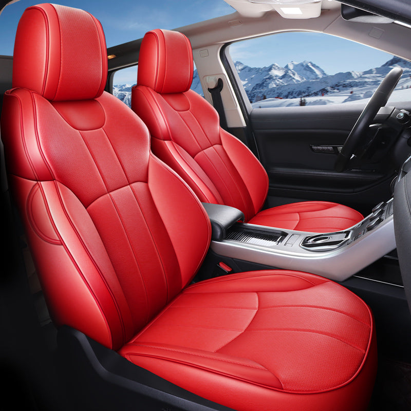Custom Leather Car Seat Covers Full Set For Subaru Forester(2009-2024)