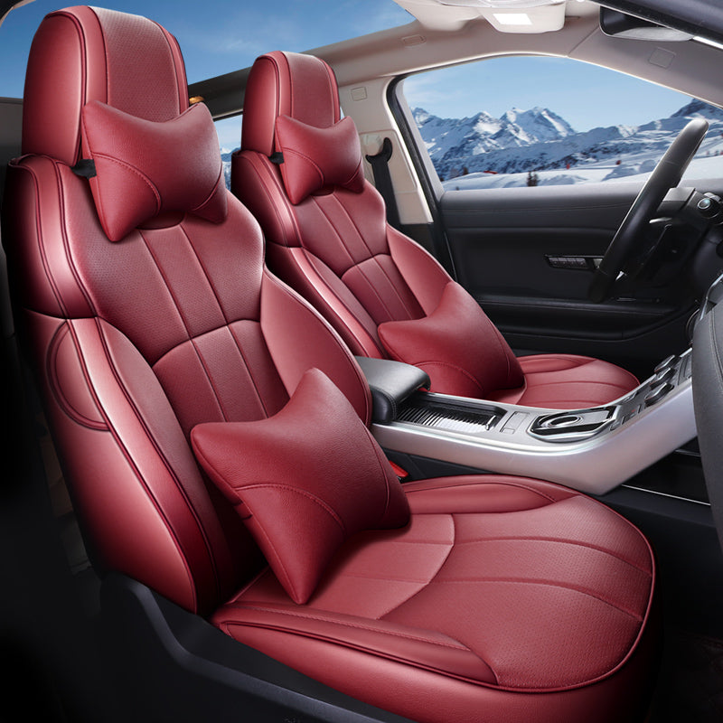 Custom Leather Car Seat Covers Full Set For Subaru Forester(2009-2024)