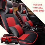 Premium Leather Car Seat Covers for Toyota Tacoma 2005–2025 – Tailored Full Set