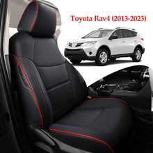 Load image into Gallery viewer, Custom for Toyota Rav4 (2013-2024) Leather Car Seat Cover Full Set