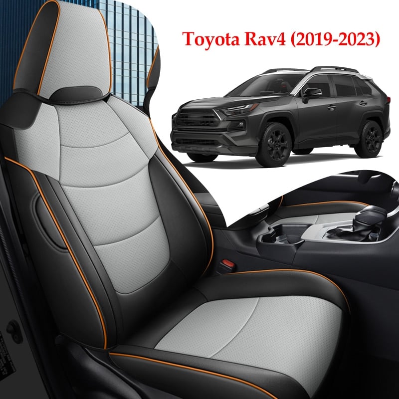 For Toyota Rav4 (2019-2024) Custom Leather Car Seat Cover Full Set