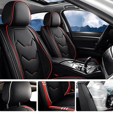 Load image into Gallery viewer, Full Set Car Seat Covers, Universal Leather Waterproof 5-Seat Protector – Front &amp; Back Coverage for Most Sedans, SUVs &amp; Trucks