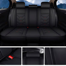 Load image into Gallery viewer, Full Set Car Seat Covers, Universal Leather Waterproof 5-Seat Protector – Front &amp; Back Coverage for Most Sedans, SUVs &amp; Trucks