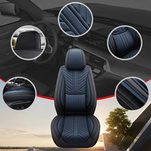 Load image into Gallery viewer, AmanCarport Car Seat Covers Faux Leather 5-Piece Set - Universal Fit for SUV, Truck, Sedan &amp; Most Vehicles