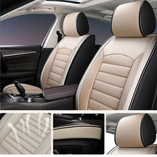 Load image into Gallery viewer, Breathable Linen Car Seat Covers – Universal 5-Seat Full Set for Cars, Trucks &amp; SUVs