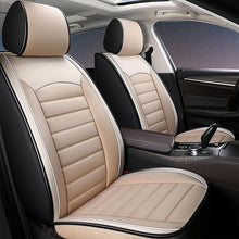 Load image into Gallery viewer, Breathable Linen Car Seat Covers – Universal 5-Seat Full Set for Cars, Trucks &amp; SUVs