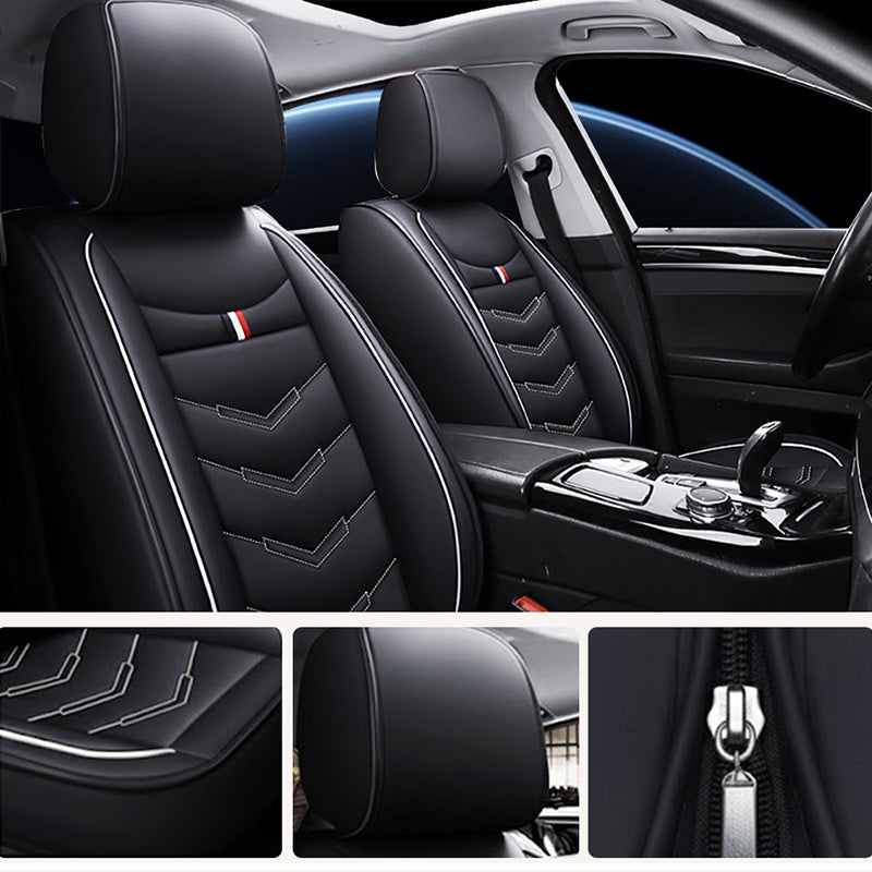 Universal Full Set Car Seat Covers – Premium Faux Leather, Waterproof & Scratch-Resistant for All Vehicles