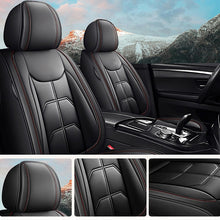 Load image into Gallery viewer, Luxury Faux Leather Car Seat Covers – 5-Seat Universal Fit, Waterproof &amp; Wear-Resistant Full Set