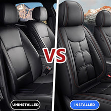 Load image into Gallery viewer, Luxury Faux Leather Car Seat Covers – 5-Seat Universal Fit, Waterproof &amp; Wear-Resistant Full Set