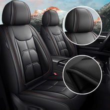 Load image into Gallery viewer, Luxury Faux Leather Car Seat Covers – 5-Seat Universal Fit, Waterproof &amp; Wear-Resistant Full Set
