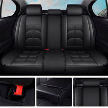 Load image into Gallery viewer, Luxury Faux Leather Car Seat Covers – 5-Seat Universal Fit, Waterproof &amp; Wear-Resistant Full Set