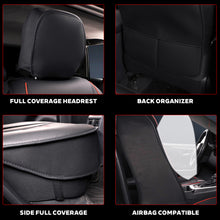 Load image into Gallery viewer, Universal Faux Leather Car Seat Covers 5-Piece Set – Waterproof, Easy Install, Fit SUV, Sedan &amp; Truck