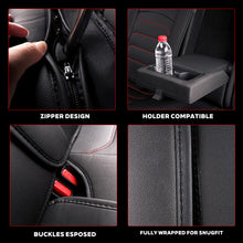 Load image into Gallery viewer, Universal Faux Leather Car Seat Covers 5-Piece Set – Waterproof, Easy Install, Fit SUV, Sedan &amp; Truck