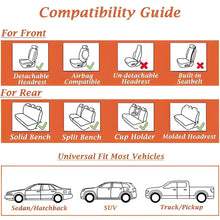 Load image into Gallery viewer, Universal Faux Leather Car Seat Covers 5-Piece Set – Waterproof, Easy Install, Fit SUV, Sedan &amp; Truck