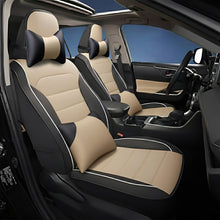 Load image into Gallery viewer, Universal Faux Leather Car Seat Covers – 5-Piece Waterproof Seat Protector for Most Vehicles