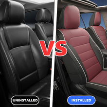 Load image into Gallery viewer, Universal Faux Leather Car Seat Covers – 5-Piece Waterproof Seat Protector for Most Vehicles
