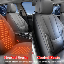 Load image into Gallery viewer, Amancarport Universal Waterproof Nappa Leather Car Seat Covers Fit Most Sedans SUVs and Trucks