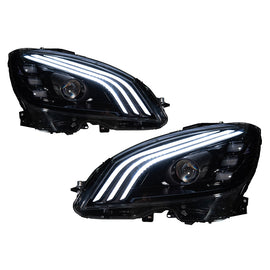 For Mercedes-Benz C300 C-Class W204 2007-2014 LED Headlights Assembly Upgrade