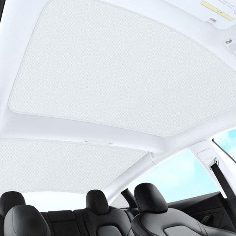 Foldable Glass Roof Sunshade for Tesla Model 3/Y