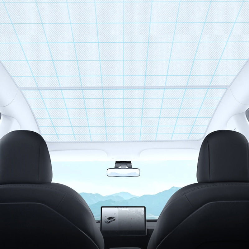 Foldable Glass Roof Sunshade for Tesla Model 3/Y