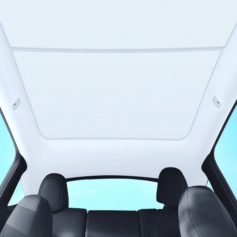 Foldable Glass Roof Sunshade for Tesla Model 3/Y