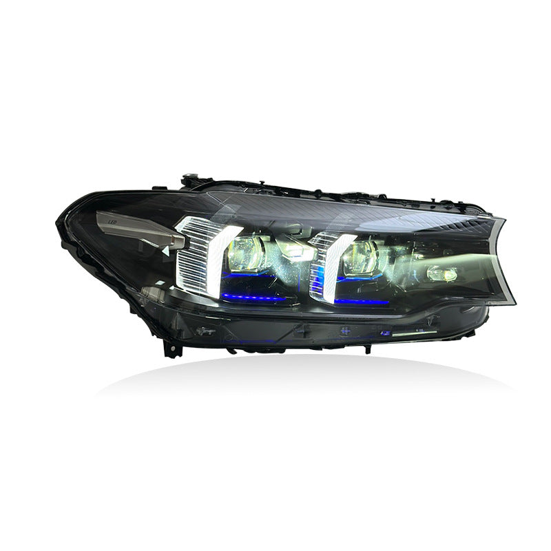 BMW 5 Series G30 2018-2020 Snake Eyes Style LED Lens Headlights Assembly Upgrade
