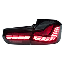 Load image into Gallery viewer, BMW 3 Series F30 Tail Lights (2013–2018) – Dragon Scale Style LED Assembly Upgrade