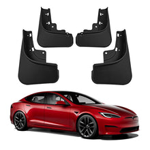 Load image into Gallery viewer, Mud Flaps for 2022-2025 Tesla Model S- Front and Rear Splash Guards Mud Flaps, 4PCS Fender Flares Set