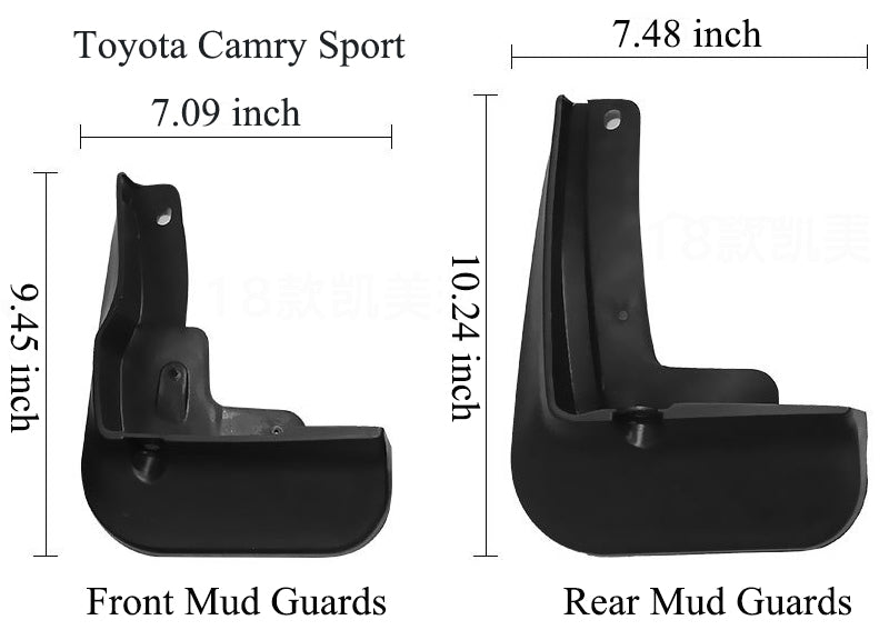 Mud Flaps for Toyota Camry 2018-2023