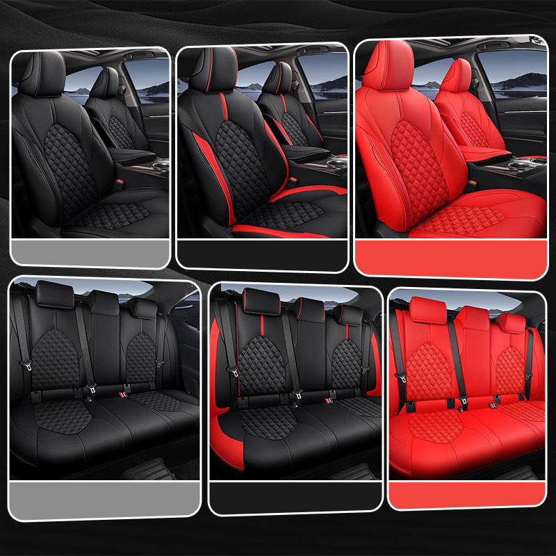 Custom for Toyota Camry(2018-2024) Sport Style Leather Car Seat Cover Full Set