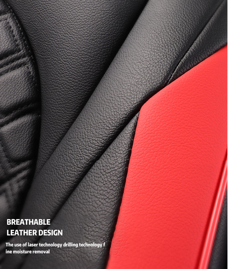 Custom for Toyota Camry(2018-2024) Sport Style Leather Car Seat Cover Full Set