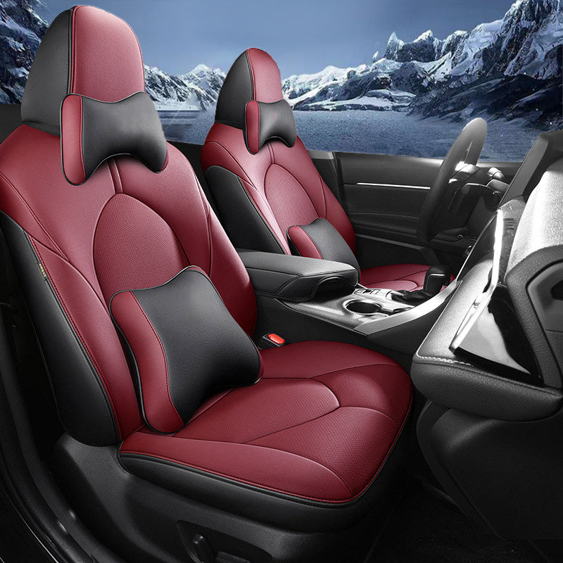 Custom for Toyota Camry(2012-2024)  Leather Car Seat Cover Full Set