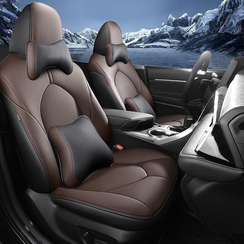 Custom for Toyota Camry(2012-2024)  Leather Car Seat Cover Full Set