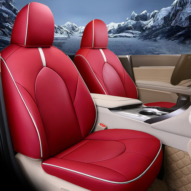 Custom for Toyota Camry(2012-2024)  Leather Car Seat Cover Full Set