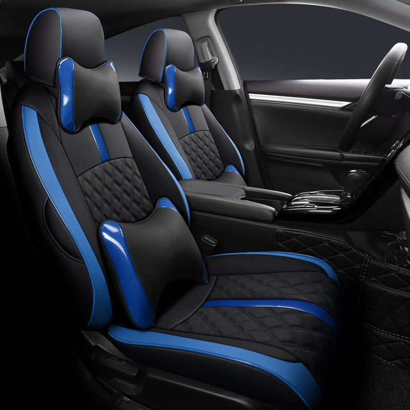 Custom Luxury Leather Car Seat Cover Full Set Special For Honda Civic (2016-2025)