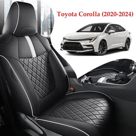 Custom Leather Car Seat Covers Full Set Special for Toyota Corolla (2020-2024)