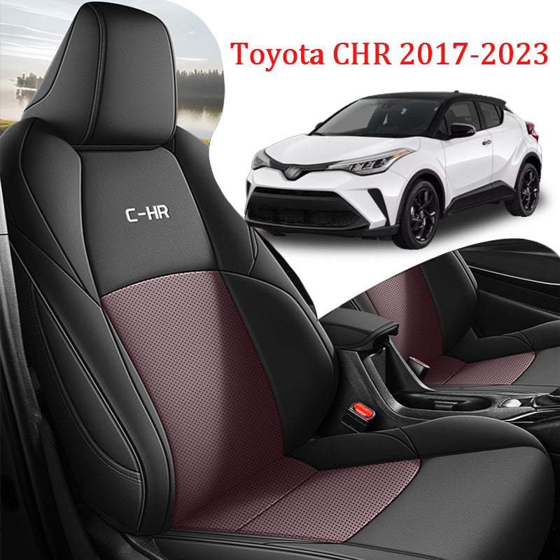 Luxury Leather Car Seat Cover Full Set For Toyota CHR 2017-2023