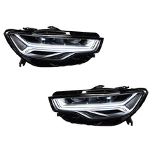 Load image into Gallery viewer, Audi A6 C7/PA (2012–2018) Matrix-Style LED Headlights Assembly – High-End Projector Lens Upgrade