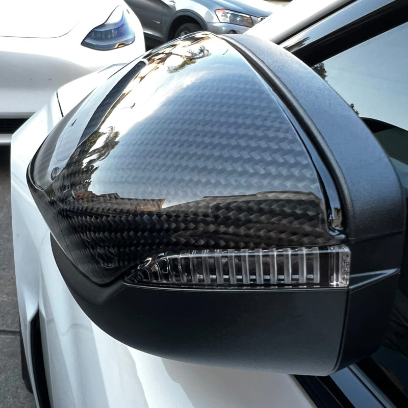 Dry Carbon Fiber Mirror Caps for Audi A3 S3 RS3 2021+