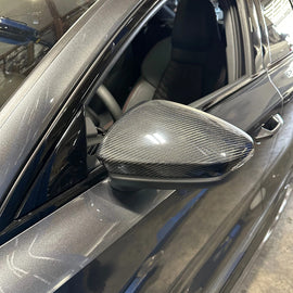 Dry Carbon Fiber Mirror Caps for Audi A3 S3 RS3 2021+
