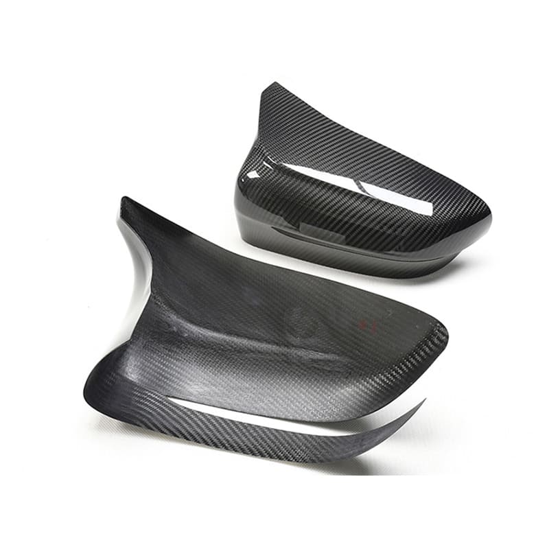 Dry Carbon Fiber Mirror Cap Covers for BMW F90 F91 F92 M5 M8 2018–2023