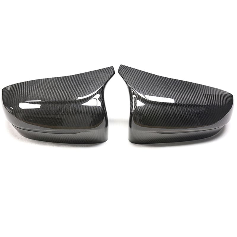 Dry Carbon Fiber Mirror Cap Covers for BMW F90 F91 F92 M5 M8 2018–2023