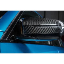 Load image into Gallery viewer, Dry Carbon Fiber Replacement Mirror Caps for BMW F90 F91 F92 M5 M8 2018–2023 OEM Fit
