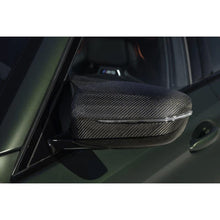 Load image into Gallery viewer, Dry Carbon Fiber Replacement Mirror Caps for BMW F90 F91 F92 M5 M8 2018–2023 OEM Fit