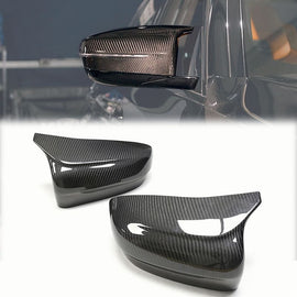 Dry Carbon Fiber Mirror Cap Covers for BMW F90 F91 F92 M5 M8 2018–2023
