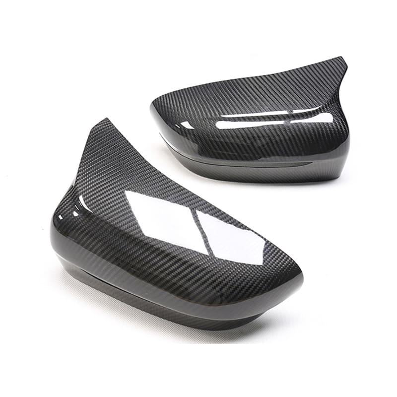 Dry Carbon Fiber Mirror Cap Covers for BMW F90 F91 F92 M5 M8 2018–2023